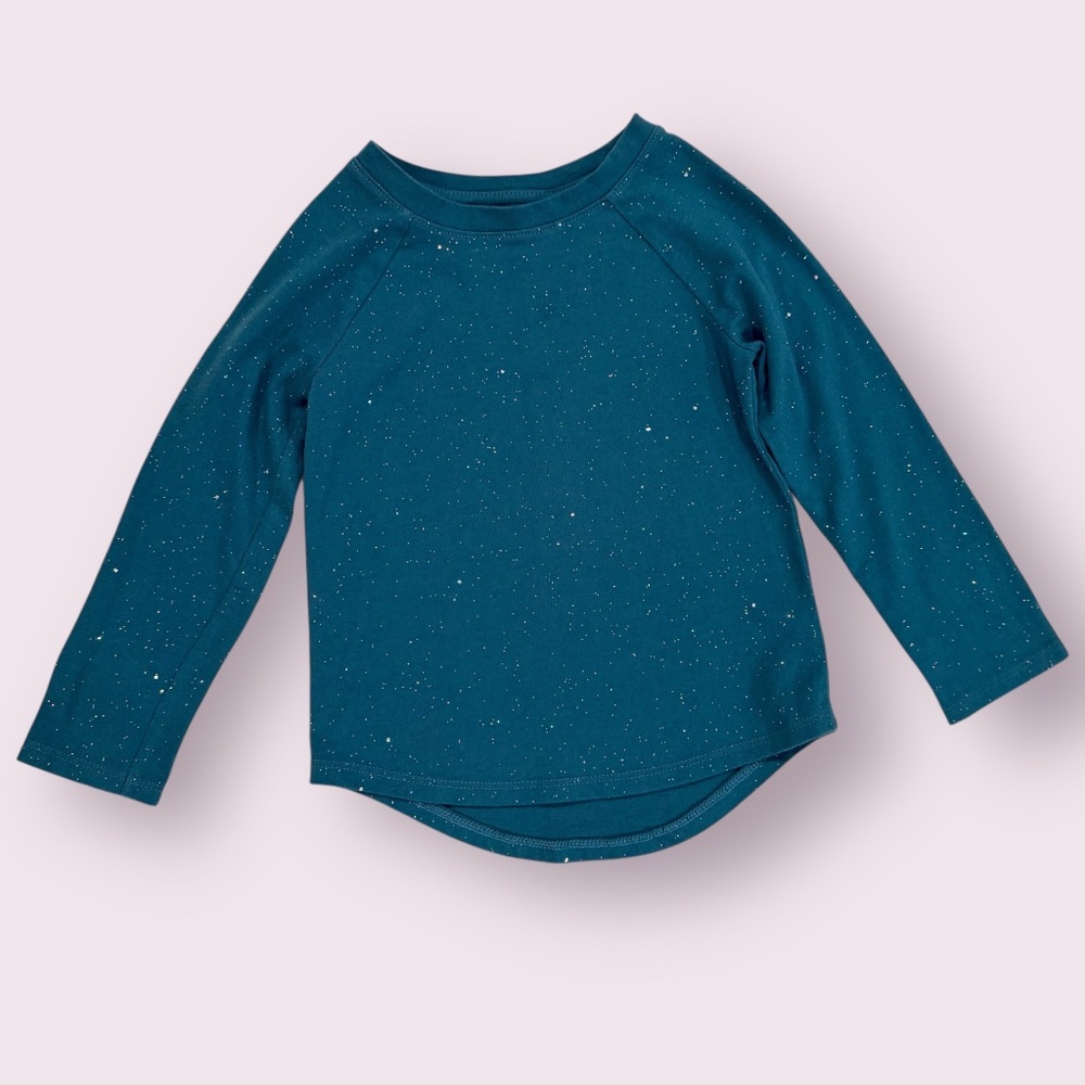 Cat & Jack Girls' Sparkly Long Sleeve Top | 3T